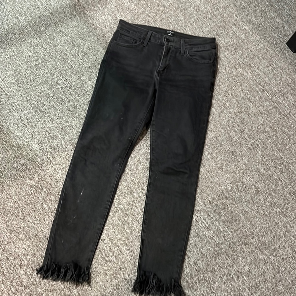 Just black black jeans, Fridge on the bottom